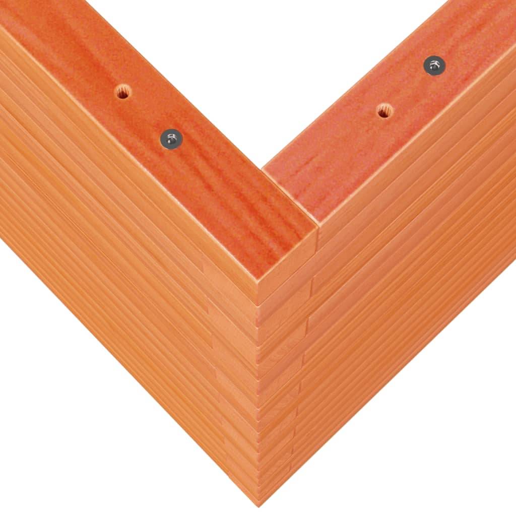 Jardinière Bois Pin Imprégné Cire Marron 90 x 60 x 68.5 cm - PANGIVO - Image 8