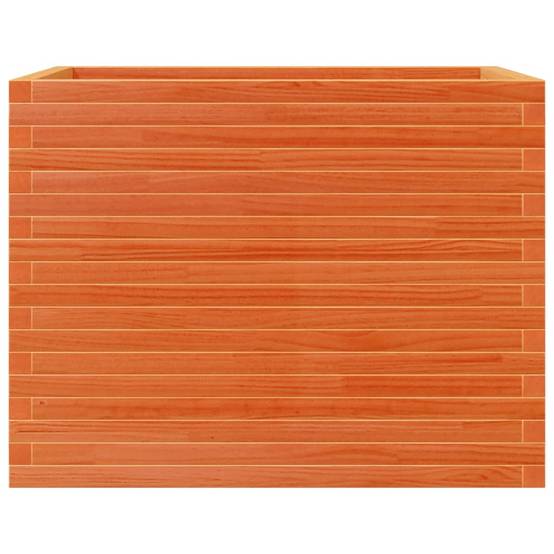 Jardinière Bois Pin Imprégné Cire Marron 90 x 60 x 68.5 cm - PANGIVO - Image 5