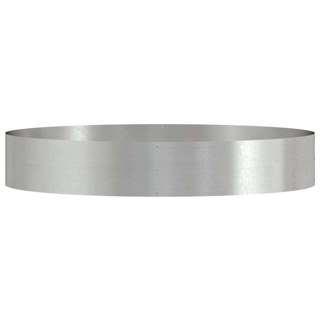 Vidaxl - Cache-pot de jardin Argent 120 x 120 x 20 cm Acier inoxydable vidaXL 873642 - Image 6