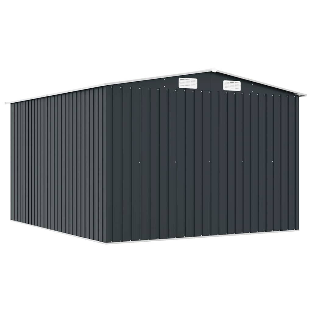 Vidaxl - Abri de jardin 257x298x178 cm Métal Anthracite vidaXL 143342 - Image 8