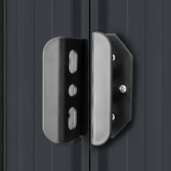 Vidaxl - Abri de jardin 257x298x178 cm Métal Anthracite vidaXL 143342 - Image 5