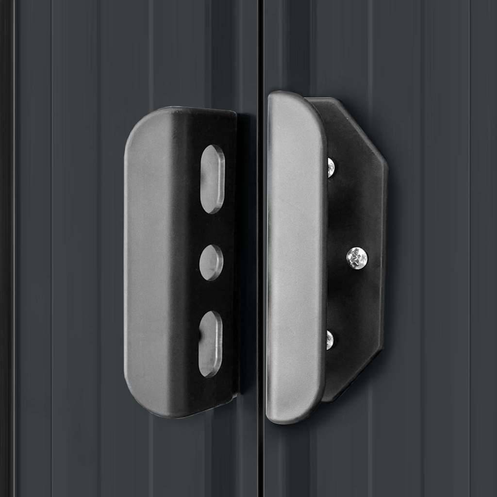 Vidaxl - Abri de jardin 257x298x178 cm Métal Anthracite vidaXL 143342 - Image 5