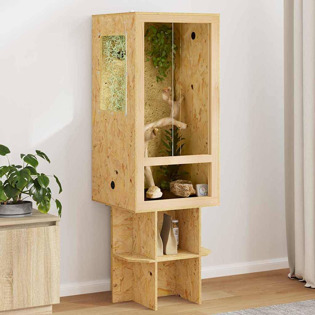 Vidaxl - Terrarium Marron 50 x 50 x 150 cm OSB vidaXL 3397891 - Image 1