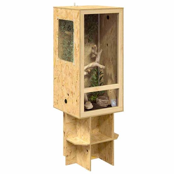 Vidaxl - Terrarium Marron 50 x 50 x 150 cm OSB vidaXL 3397891 - Image 4