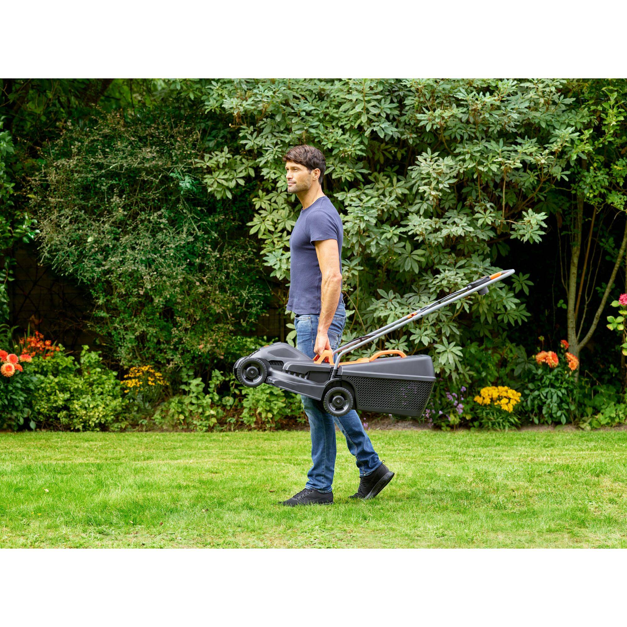 Tondeuse filaire - 3 hauteurs réglables 20, 40 et 60 mm 1000W BLACK+DECKER - Image 4