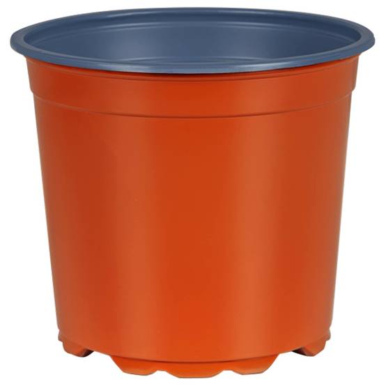 Lot de 100 Pots de Fleurs Plastique pour Plantes de Jardin avec Drainage 15x13 cm Terre Cuite - ComfortXL Outdoor Living - Image 2