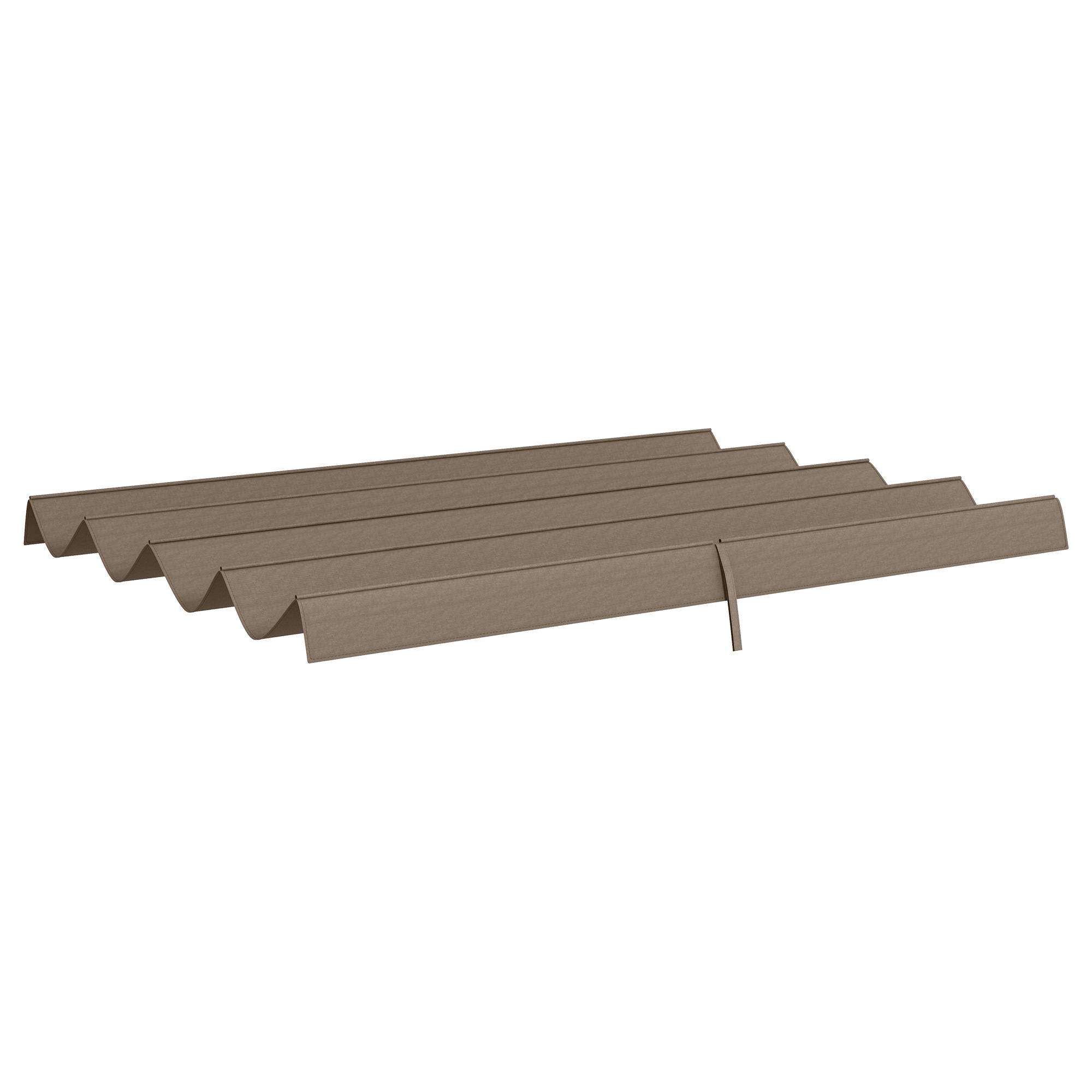 Outsunny - Toile de rechange pour pergola 3x2m protection solaire Anti-UV 30+ toile café - OUTSUNNY - Image 1