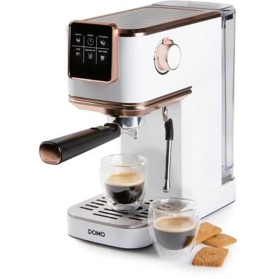 Machine a expresso 3 en 1 - DOMO - DO746K - 1350 W - 20 Bar - Blanc / Rose - Image 1
