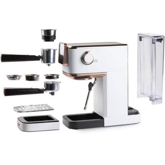 Machine a expresso 3 en 1 - DOMO - DO746K - 1350 W - 20 Bar - Blanc / Rose - Image 2