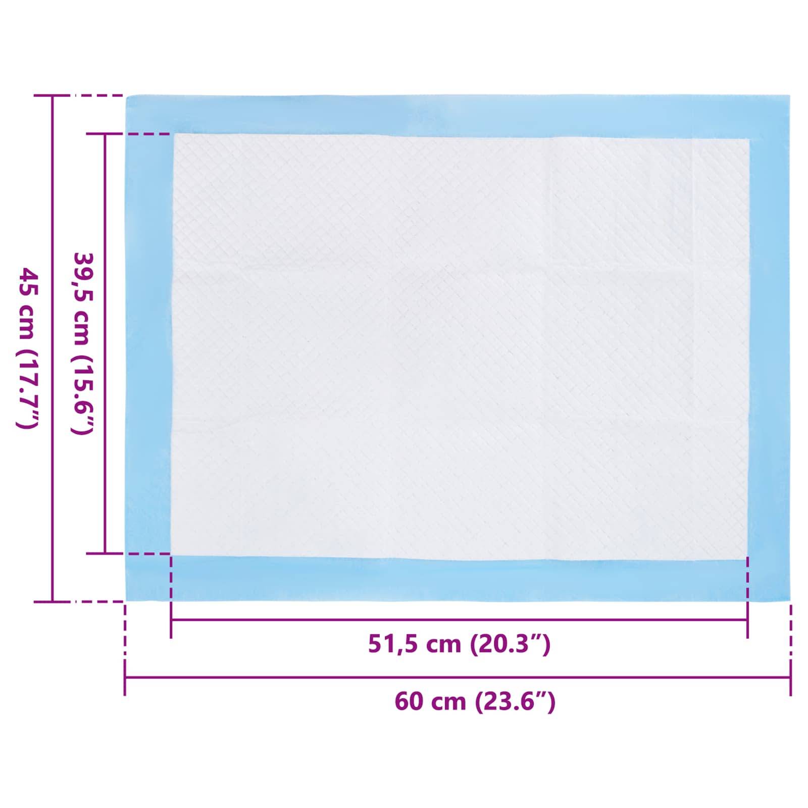 Vidaxl - Tapis d'entraînement pour animaux en tissu non tissé 50 pcs vidaXL 42025293 - Image 3
