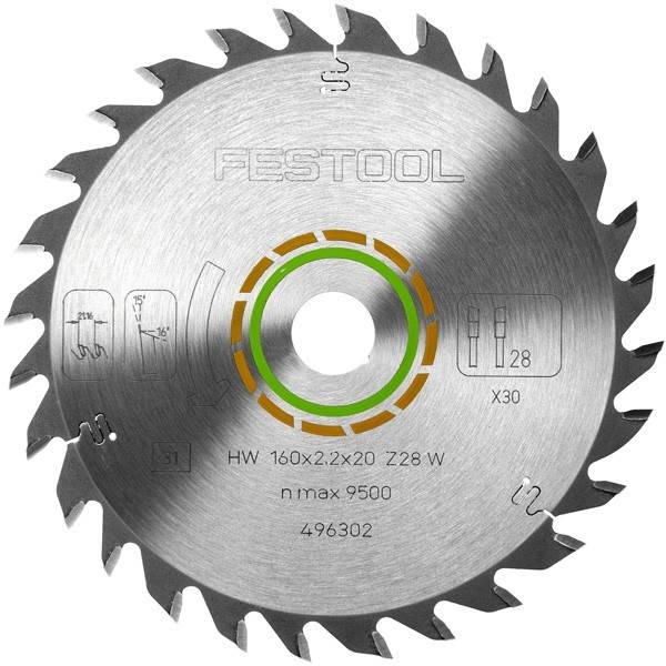 Lame de scie circulaire FESTOOL - bois - Ø190 mm - 24 dents - 492048 - Image 2