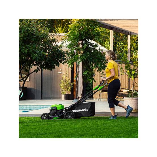 Greenworks - Tondeuse tractée 46cm 40V GREENWORKS - Batterie 4,0Ah - Chargeur - GD40LM46SPK4 - Image 3