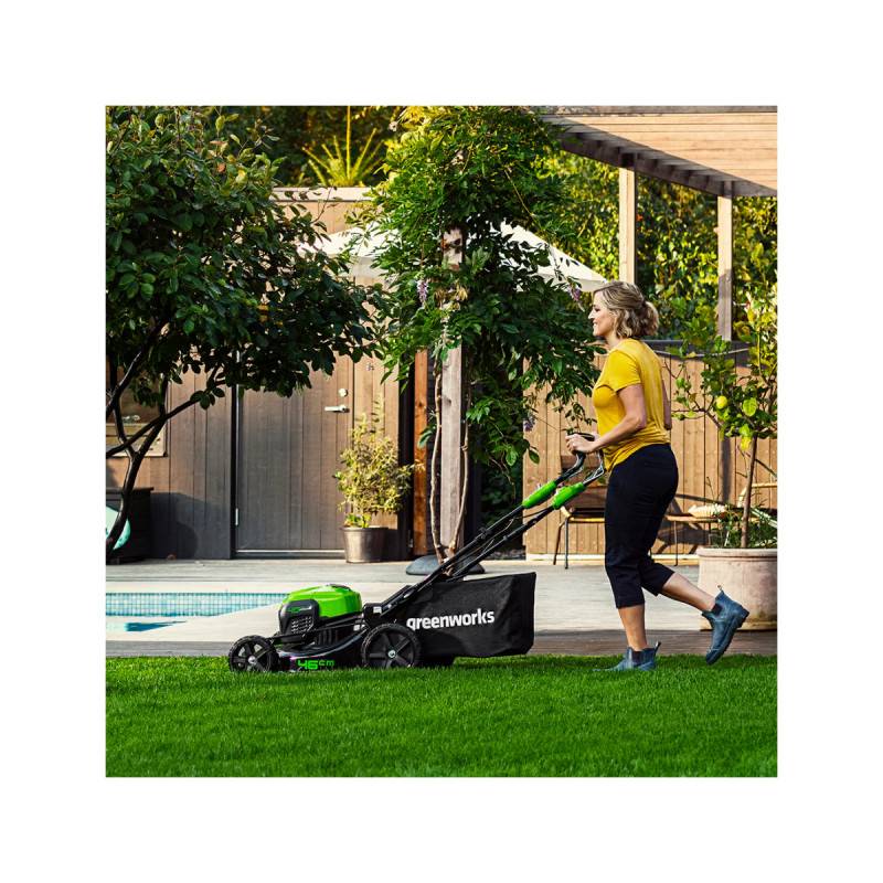 Greenworks - Tondeuse tractée 46cm 40V GREENWORKS - Batterie 4,0Ah - Chargeur - GD40LM46SPK4 - Image 3