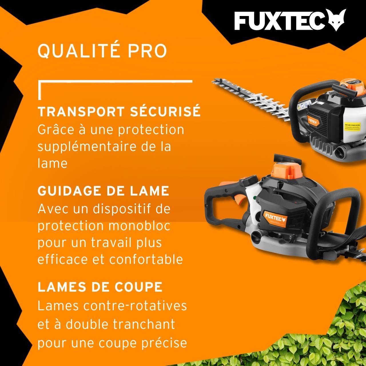 FUXTEC - Taille-haies thermique professionnel - FUXTEC FX-MHP245 - 24,5cm3 850W lame 61cm - Image 5