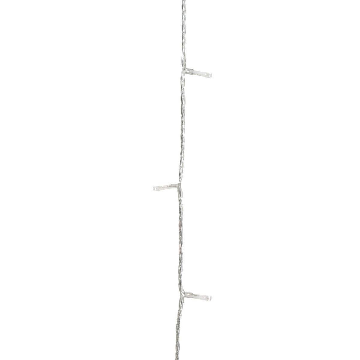 Fééric Lights & Christmas - Rideau lumineux de façade d'extérieur 4 x 2 m 800 LED blanc chaud à effets avec minuteur sur secteur - Atmosphera Créateur d'intérieur - Image 5