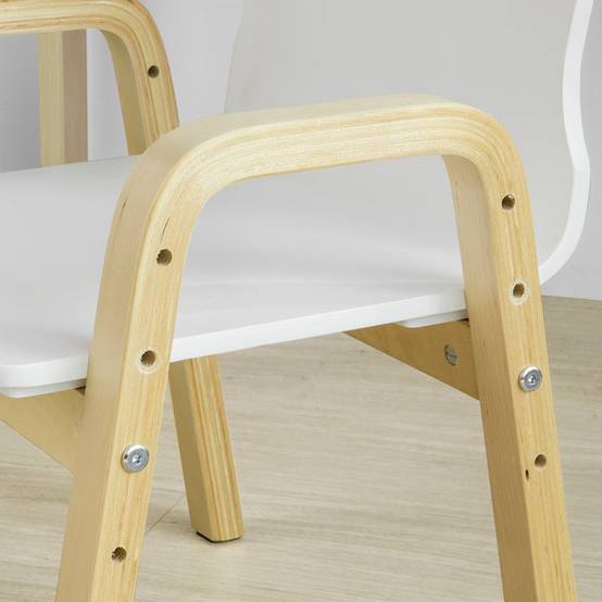 SoBuy Lot de 2 Chaises Enfant avec Accoudoirs et Dossier - Design Moderne, Hauteur d'Assise Réglable, Tabouret Enfant - Image 4
