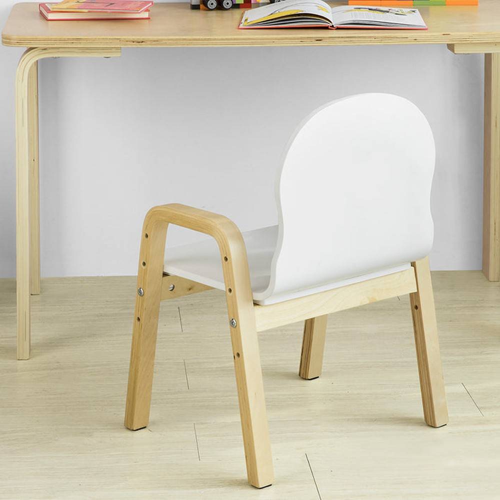 SoBuy Lot de 2 Chaises Enfant avec Accoudoirs et Dossier - Design Moderne, Hauteur d'Assise Réglable, Tabouret Enfant - Image 8