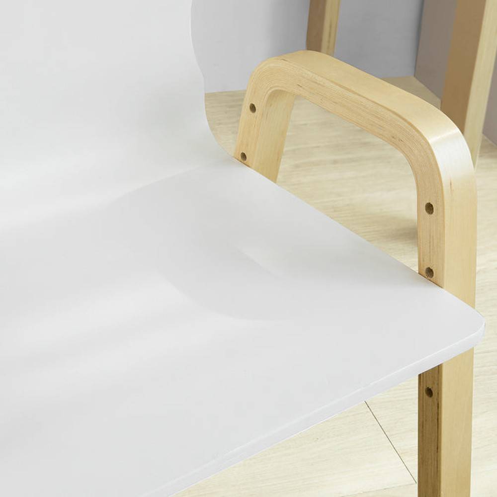 SoBuy Lot de 2 Chaises Enfant avec Accoudoirs et Dossier - Design Moderne, Hauteur d'Assise Réglable, Tabouret Enfant - Image 5