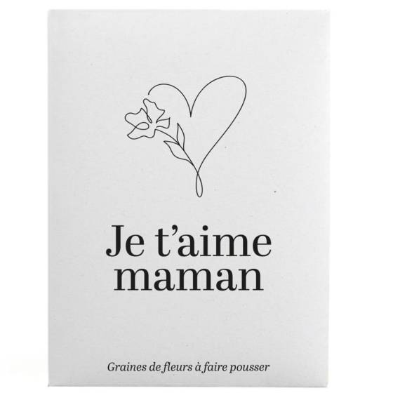 Radis et Capucine - Radis et Capucine - Sachet message - Maman je t'aime - Image 1