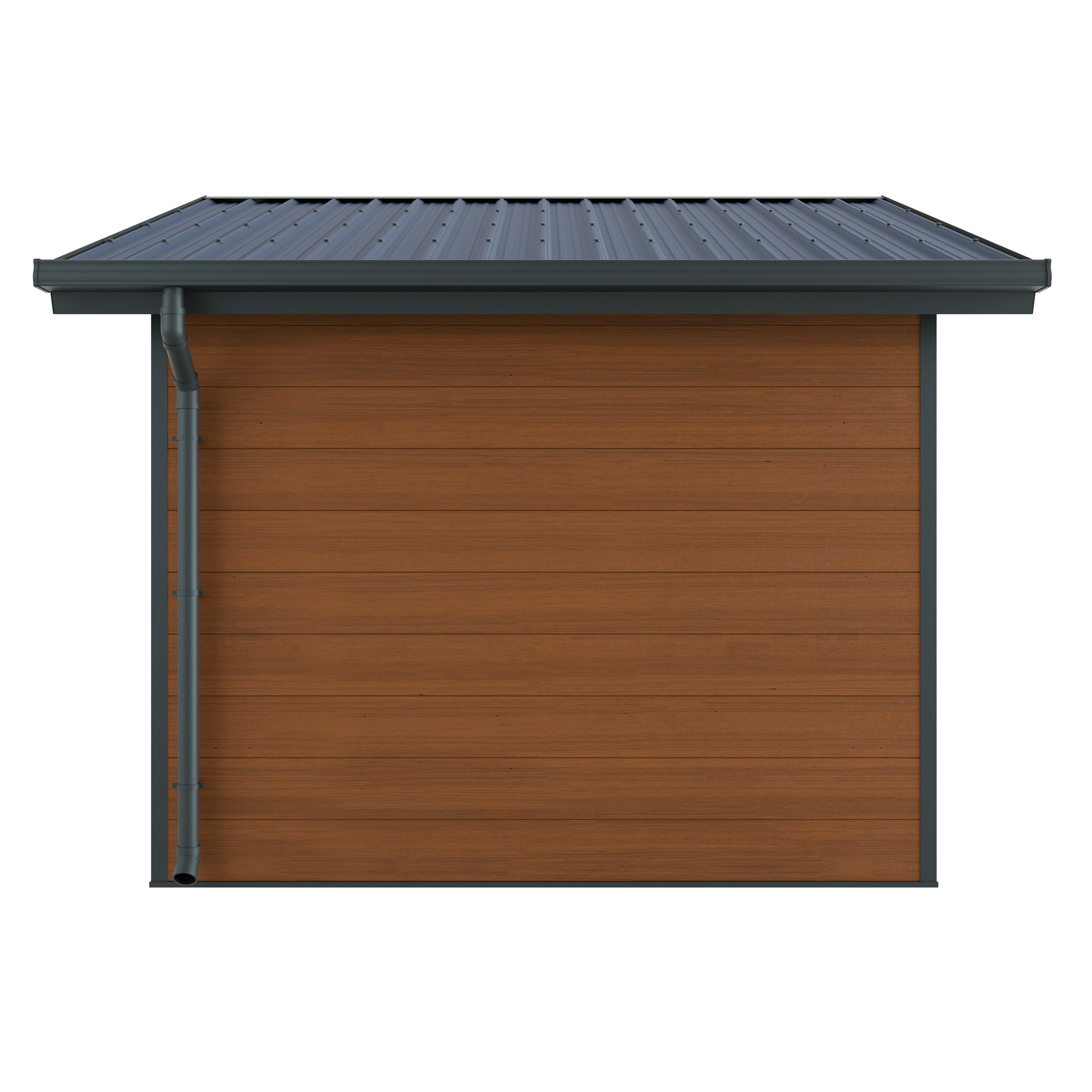Abri de Jardin Composite ISORA - 12m2 Brun - Cabane Atelier / Abri Velo - Image 5