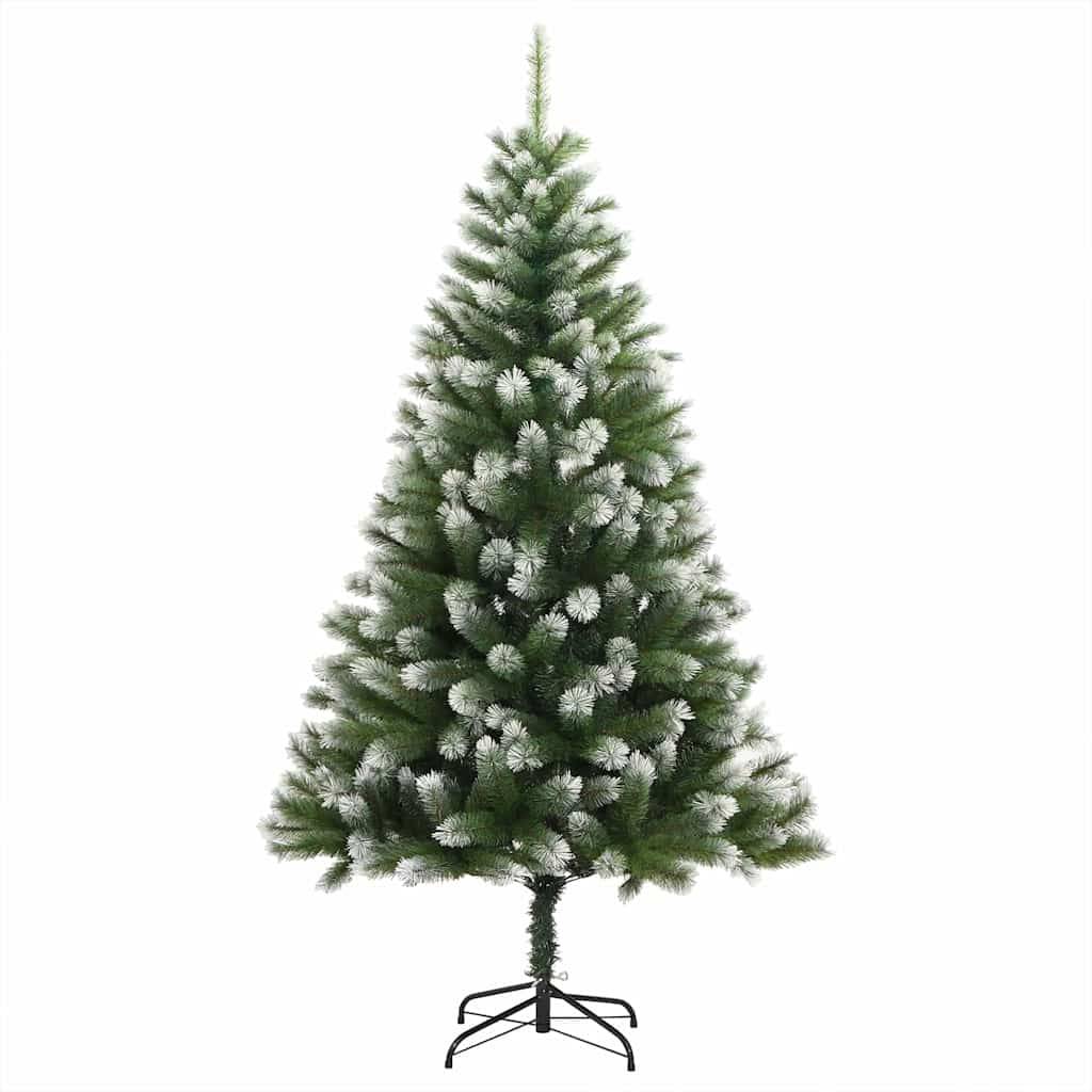 Sapin de Noël | Arbre de Noël artificiel à charnière avec neige en flocons Maison Chic - Image 5