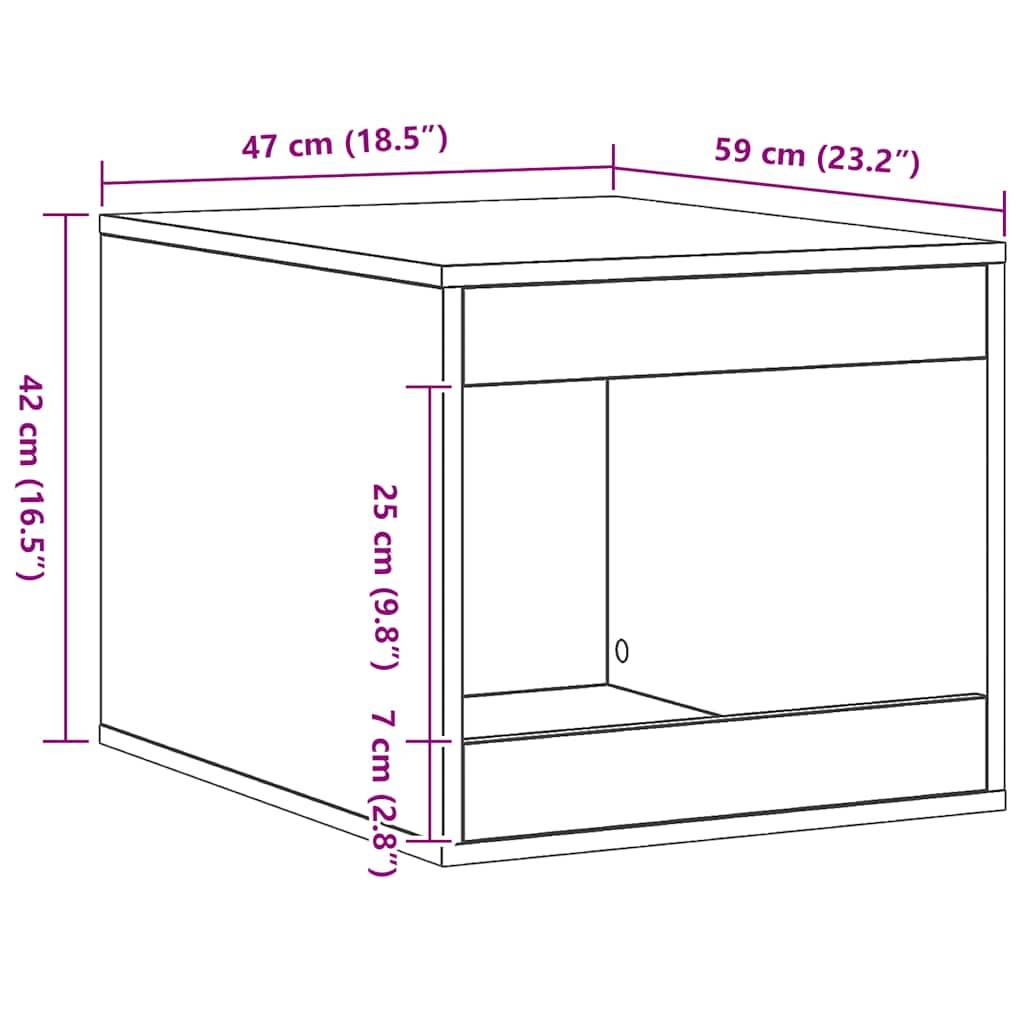 Prolenta Premium - Meuble à litière pour chat bois marron  47 x 59 x 42 cm  - Prolenta premium p342.1 - Image 9