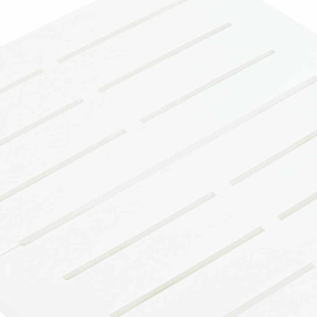 Table pliable de jardin plastique blanc 45 x 43 x 50 cm - PANGIVO - Image 6