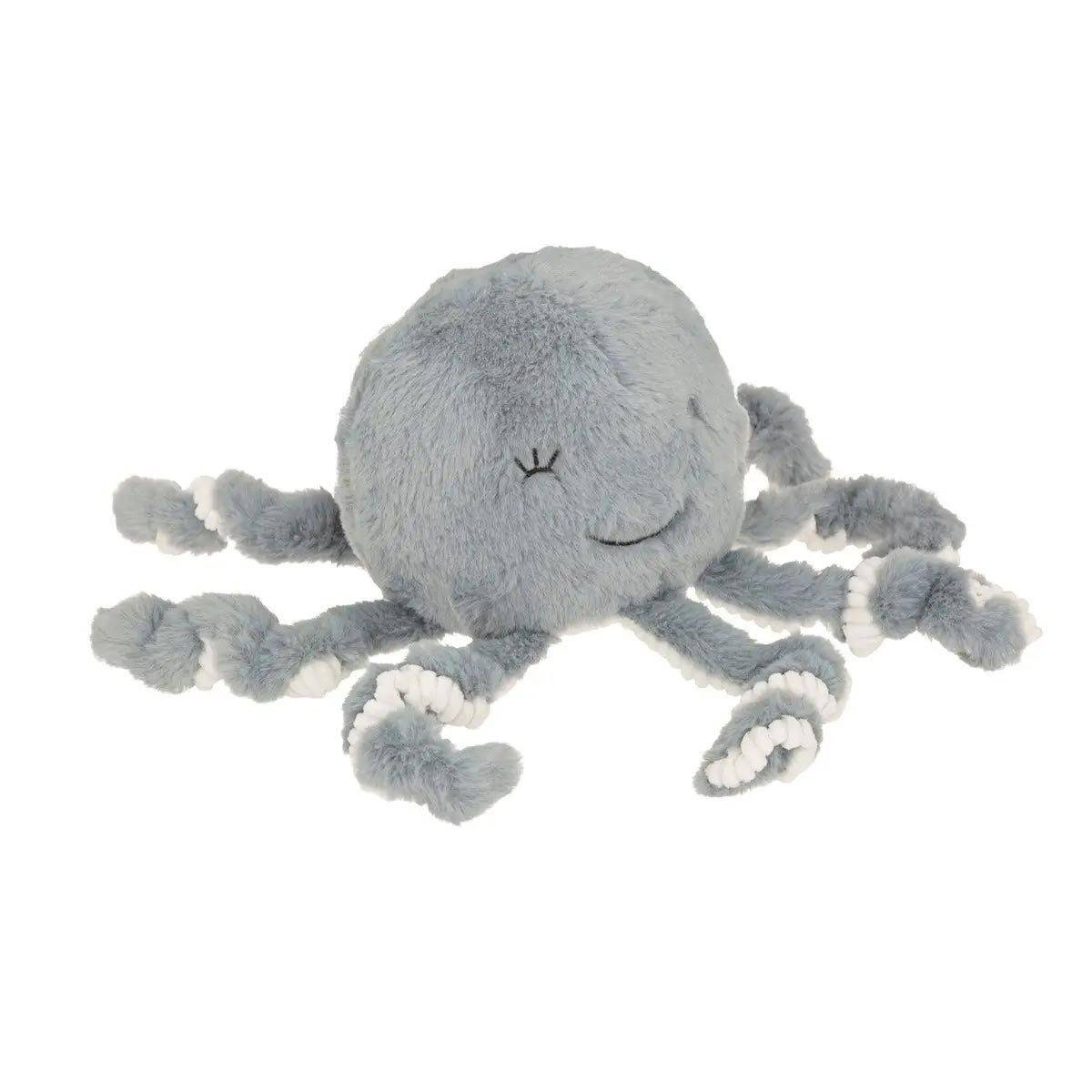 Peluche Enfant Poulpe "Seav" 22cm Bleu Gris - Image 1
