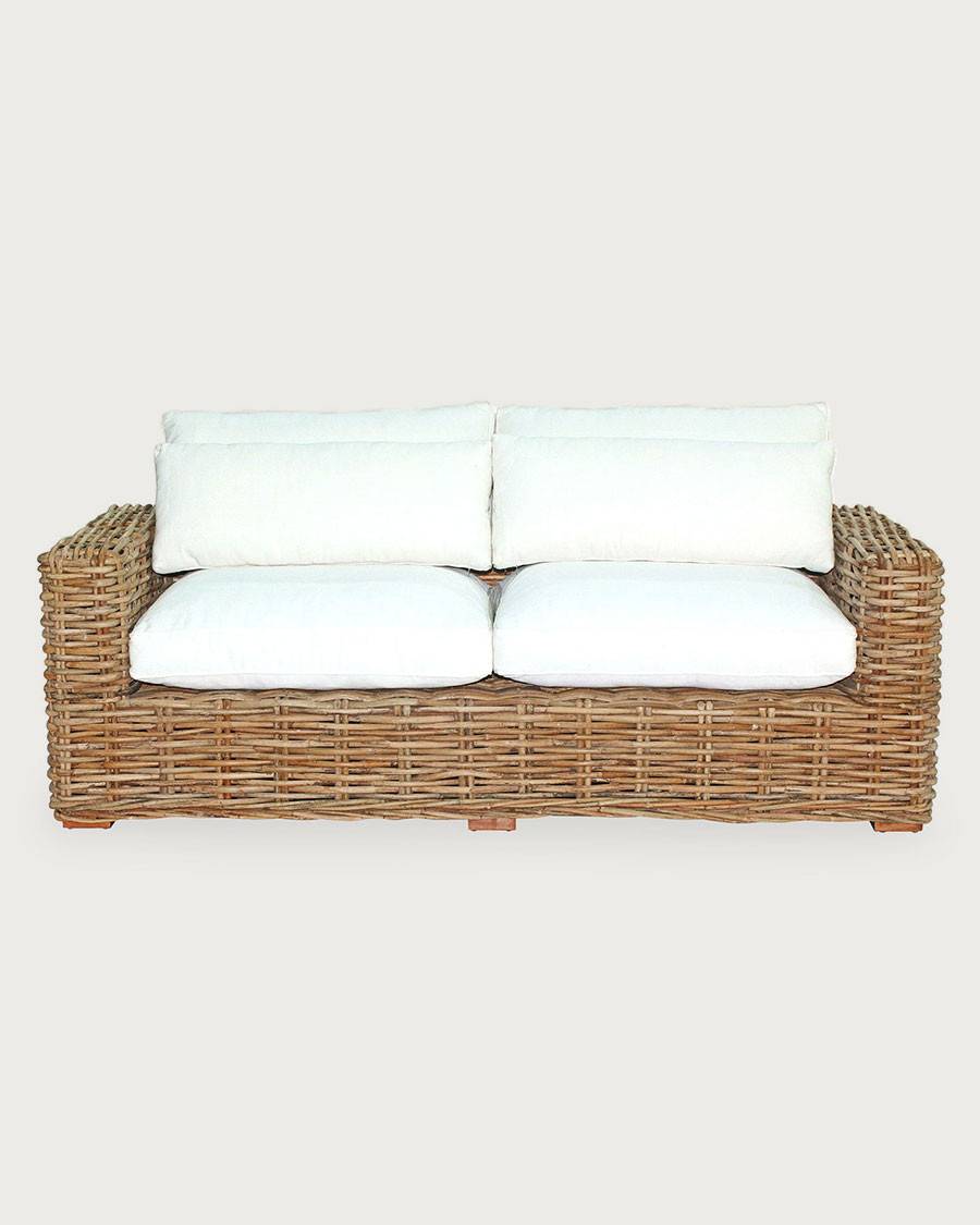 Cassiopée - Canapé de jardin en rotin 3 places - UNIQKA - Image 9