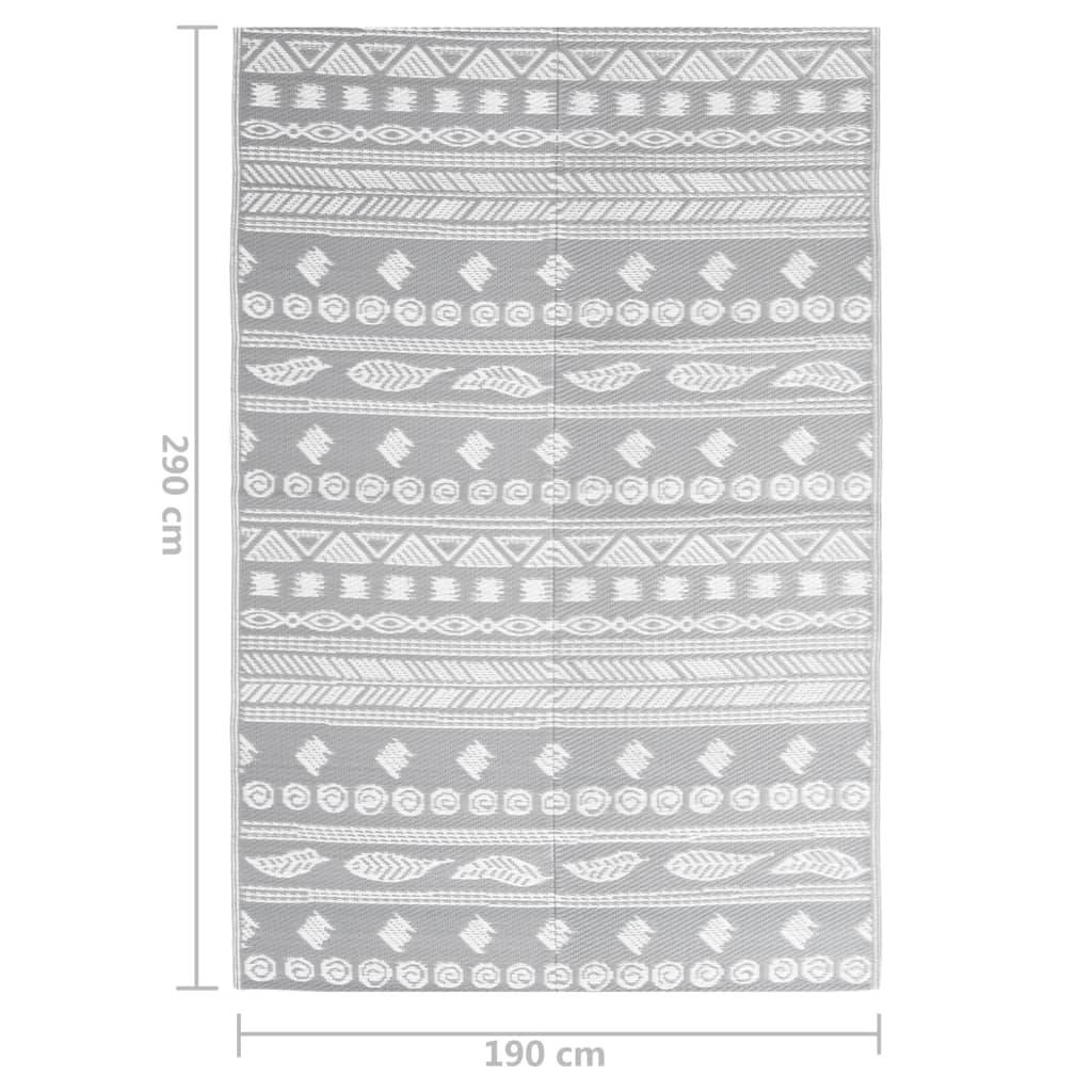ComfortXL - Grand Tapis de Terrasse XL en PP Tissé pour Salon de Jardin Gris 190x290 cm – ComfortXL Outdoor Living - Image 7