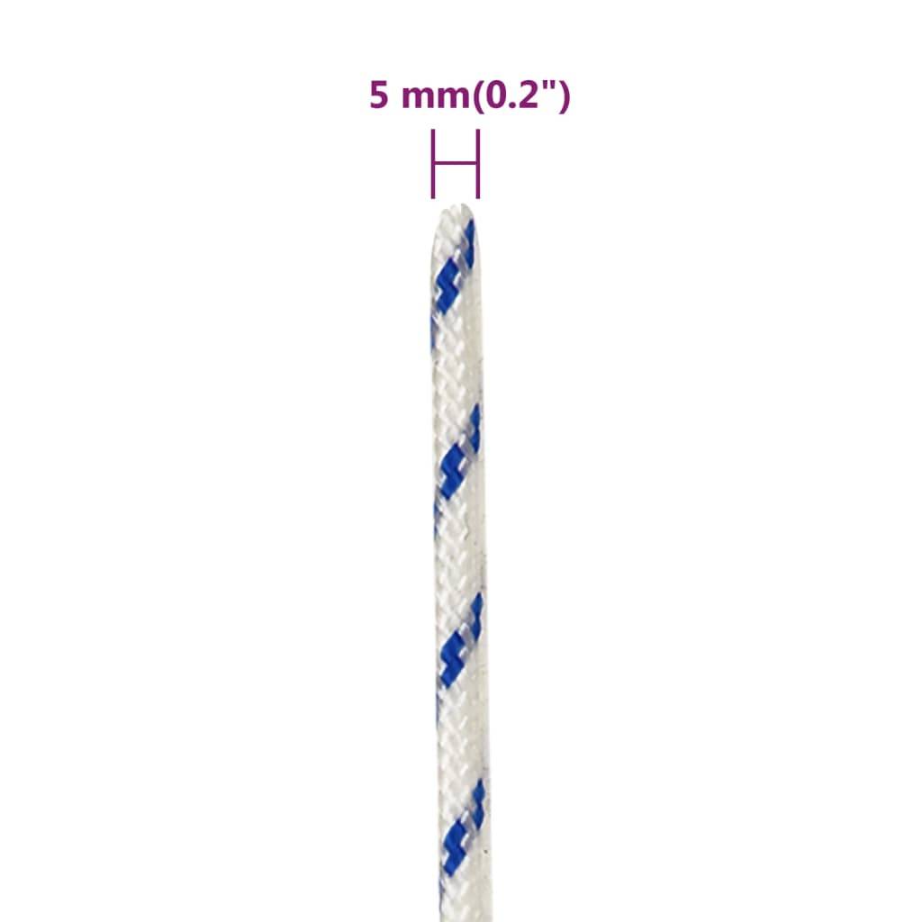 Corde de bateau Blanc 5 mm 500 m Polypropylène Maison Chic - Image 6