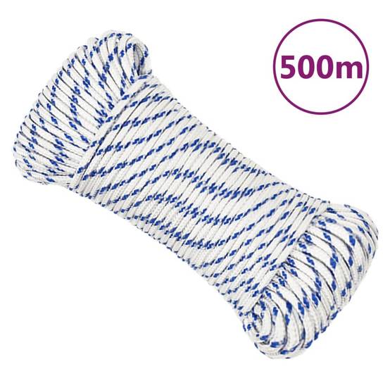 Corde de bateau Blanc 5 mm 500 m Polypropylène Maison Chic - Image 2