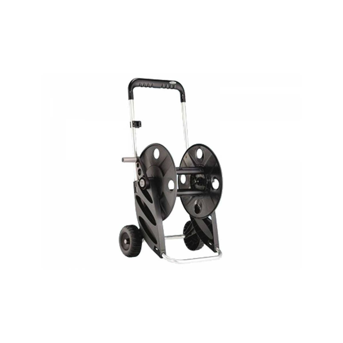 Claber - Enrouleur de tuyau sur roues Claber Silveral pour tuyau d'arrosage 50m 5/8 " ou 60m 1/2"