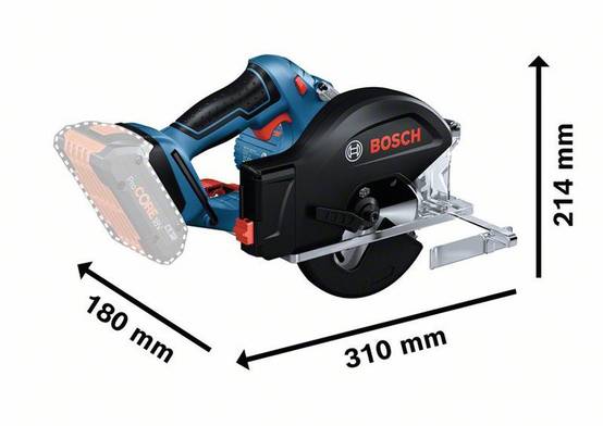 Bosch - Scies circulaires GKM 18V-50 Solo | 06016B8000 - Bosch - Image 2
