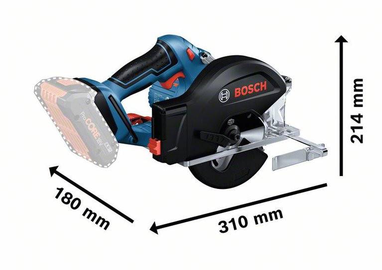 Bosch - Scies circulaires GKM 18V-50 Solo | 06016B8000 - Bosch - Image 2