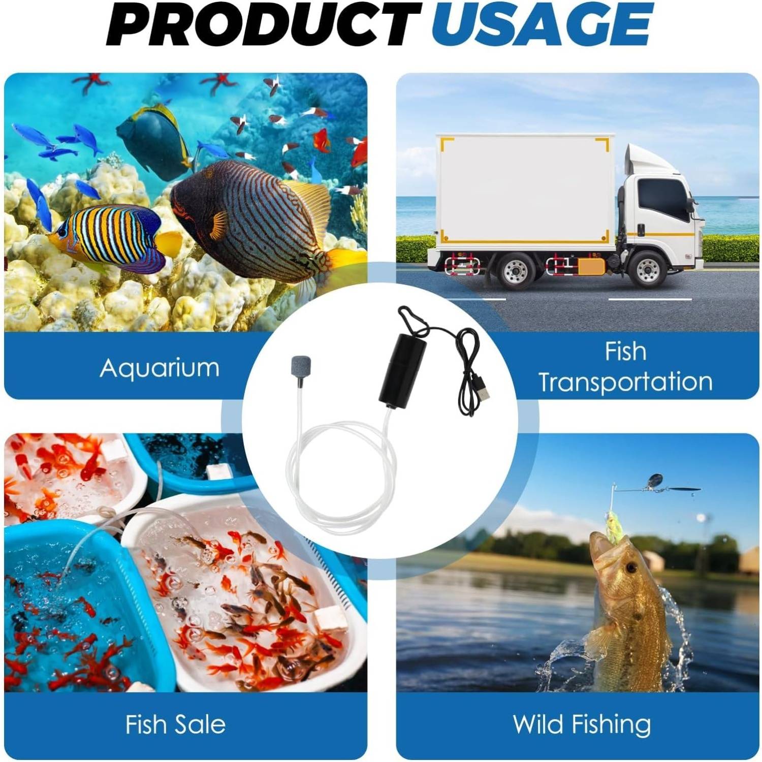 DtopbuyAge - Oxygénez Votre Aquarium Économiquement - USB DtopbuyAge - Image 3