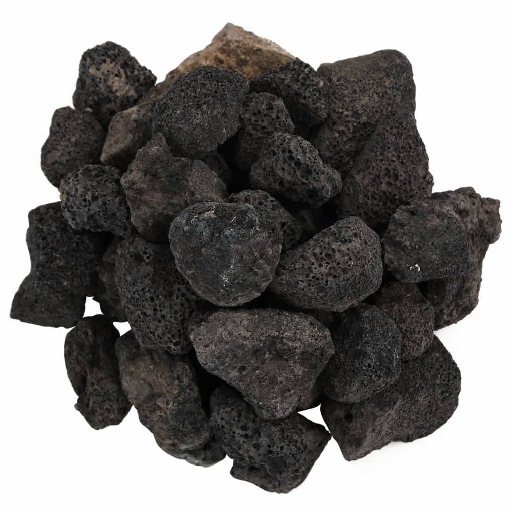 Pierres de Lave pour Aquascaping et Paillage Décoratif 10 kg Noir 3-5 cm - ComfortXL Outdoor Living - Image 4