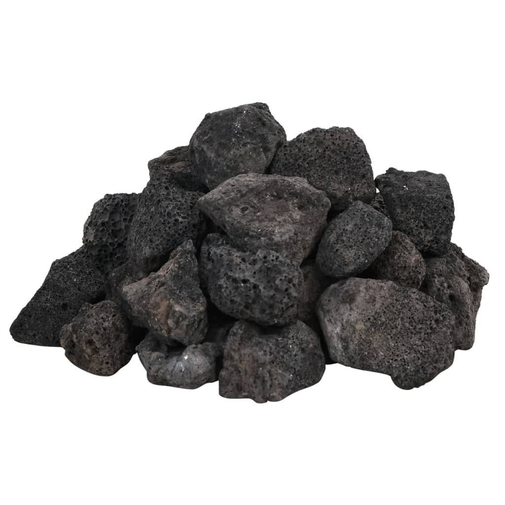 Pierres de Lave pour Aquascaping et Paillage Décoratif 10 kg Noir 3-5 cm - ComfortXL Outdoor Living - Image 3