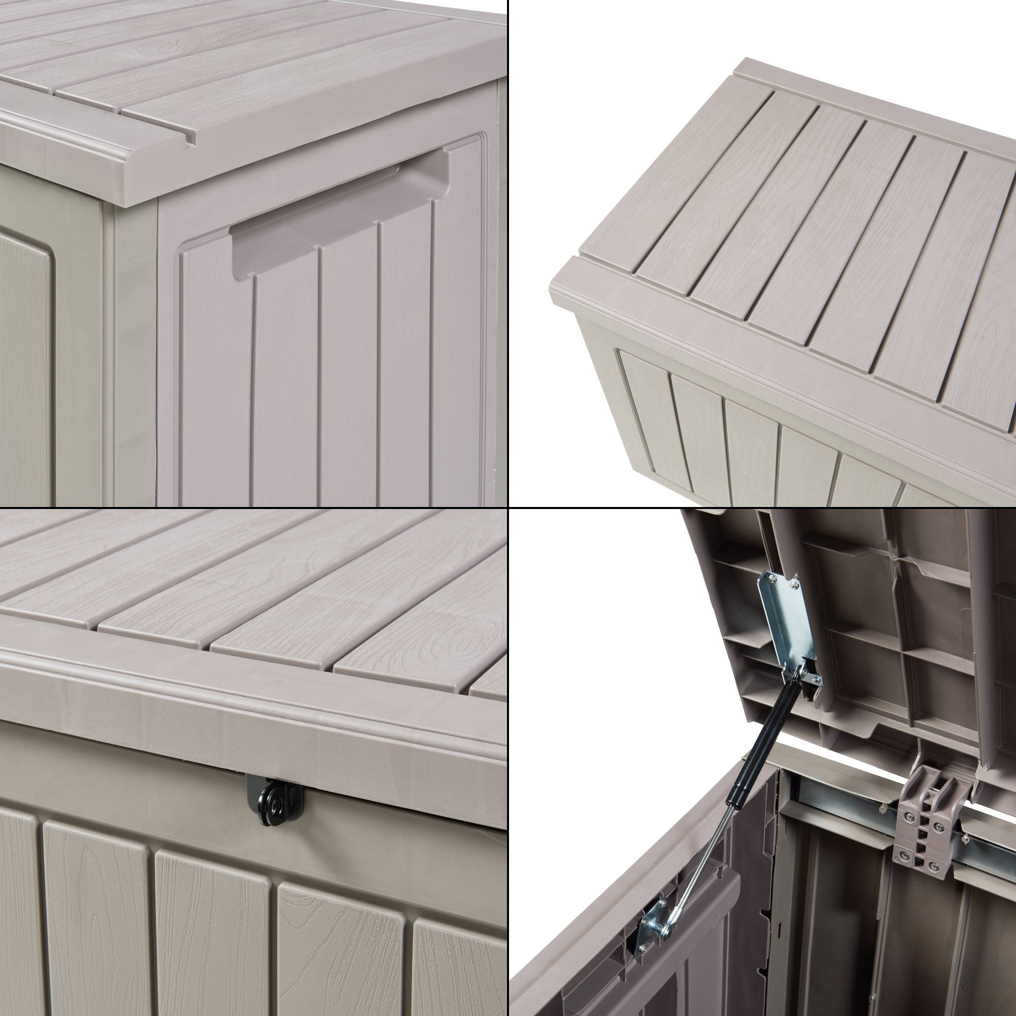 Casa.Pro - Coffre de rangement Filetto 124 x 53 x 57 cm effet bois beige casa.pro - Image 7