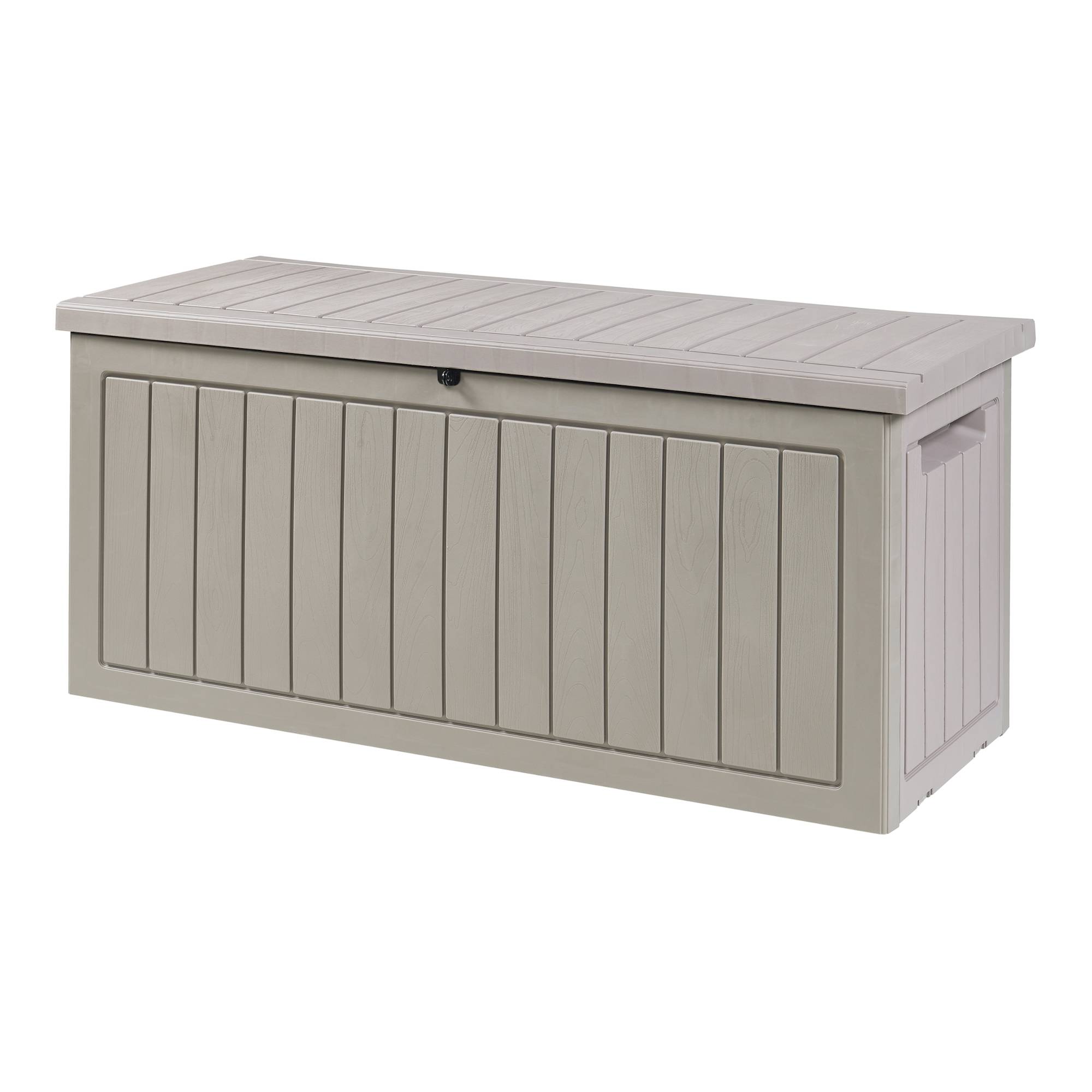 Casa.Pro - Coffre de rangement Filetto 124 x 53 x 57 cm effet bois beige casa.pro - Image 1