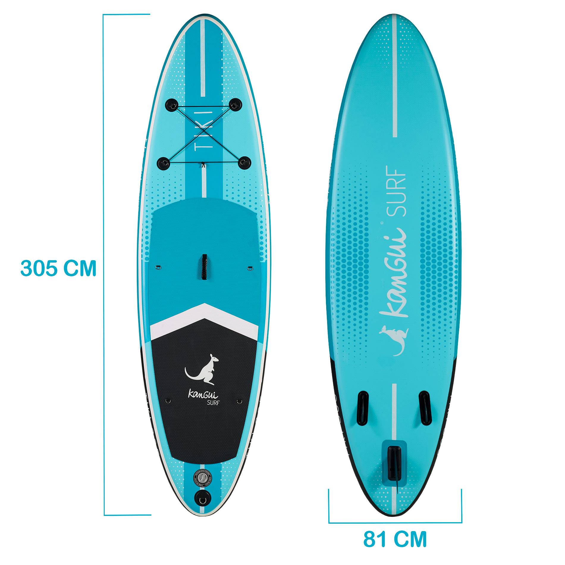 Kangui - KANGUI Stand up paddle gonflable SUP avec siège kayak, 305cm - TIKI - Image 4