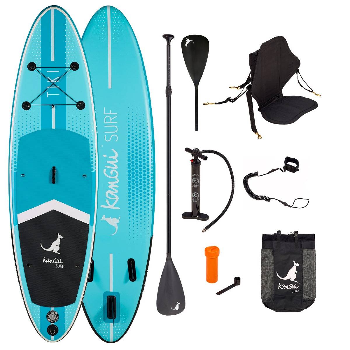 Kangui - KANGUI Stand up paddle gonflable SUP avec siège kayak, 305cm - TIKI - Image 1