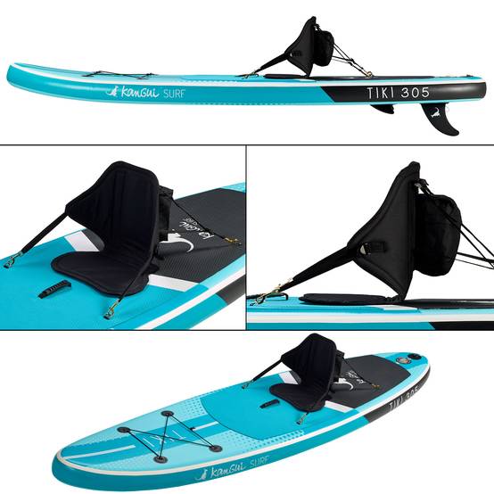 Kangui - KANGUI Stand up paddle gonflable SUP avec siège kayak, 305cm - TIKI - Image 3