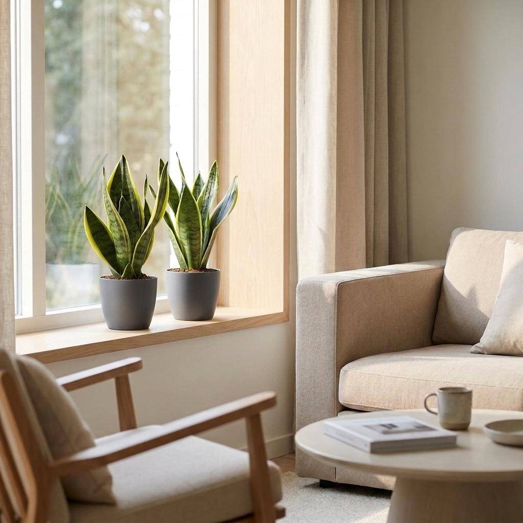 Sansevieria Futura Superba - Langue de belle-mère - Pot de 12cm - 4 plantes - Gris - Plantes d'intérieur - Image 3