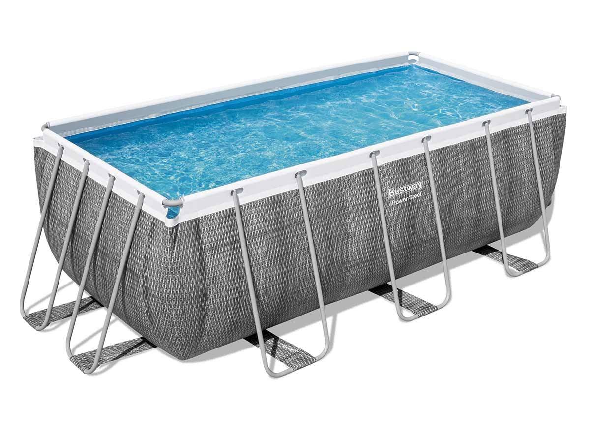 Bestway - Piscine tubulaire rectangulaire Power Steel 4,12 x 2,01 x 1,22 m - Bestway - Image 3