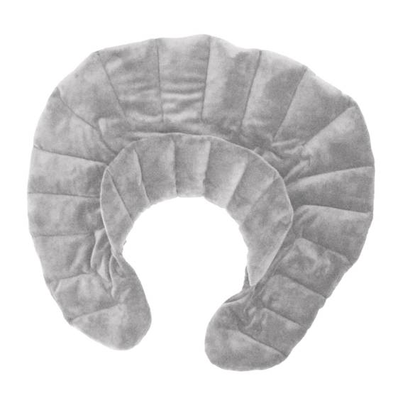 Fishtec - Coussin chauffant cervicales FISHTEC micro-ondes, modèle couvre-épaules, garnissage riz et lavande, conçu pour soulager les tensions du cou - Image 4