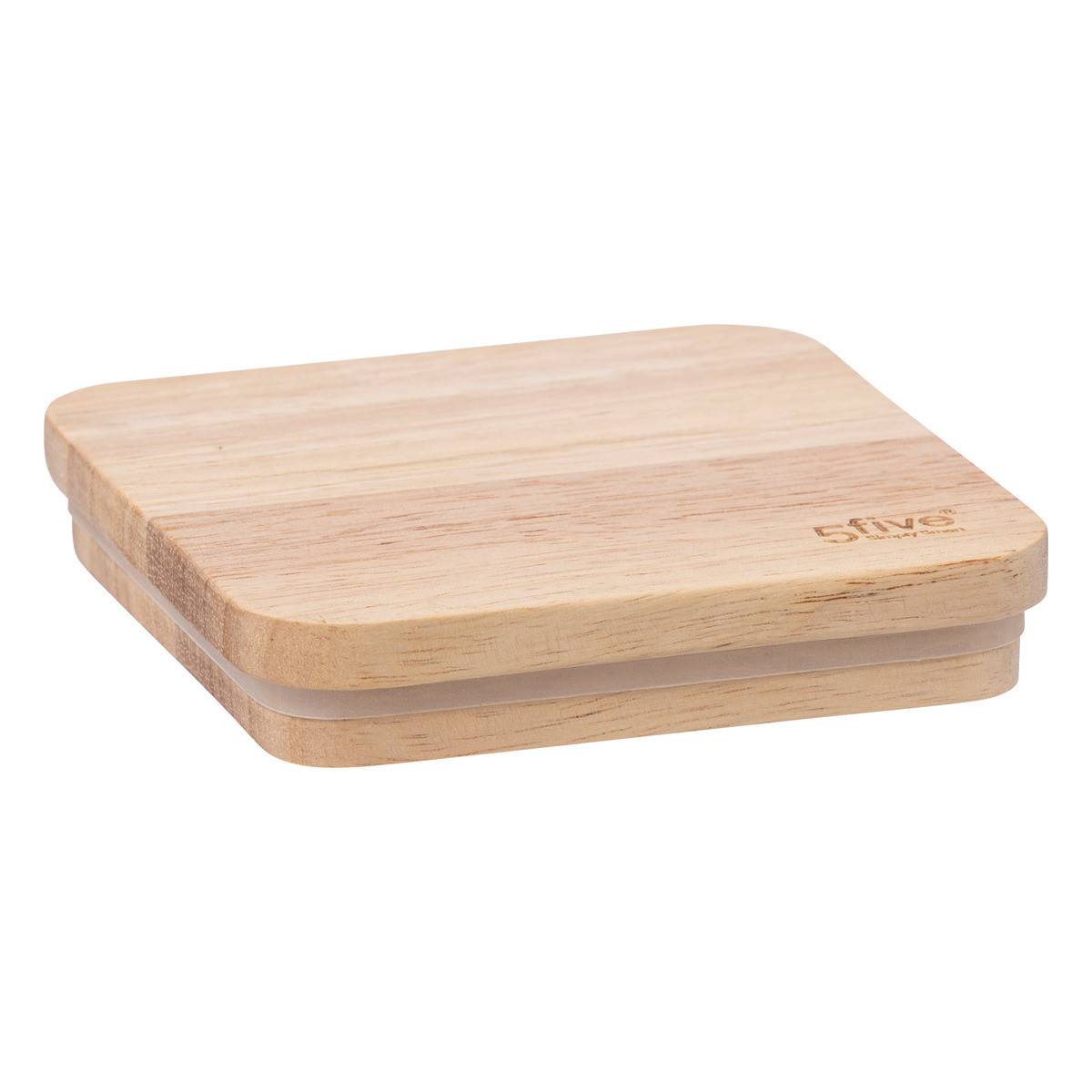 Boîte à pâtes en métal Bleu Navy et couvercle en bois déco Relief Color - Image 3