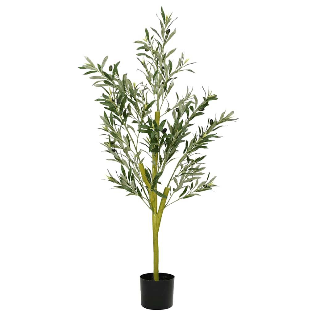ComfortXL - Olivier Artificiel Tronc Bois Naturel Déco Intérieur 120cm Vert - ComfortXL Outdoor Living - Image 1