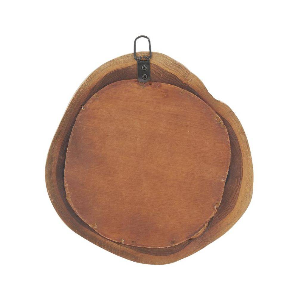 Aubry Gaspard - Miroir rond en teck naturel - Image 4