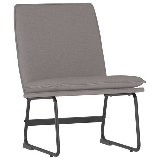 Chaise longue | Transat | Bain de soleil Taupe 52x75x76 cm Tissu - Image 1